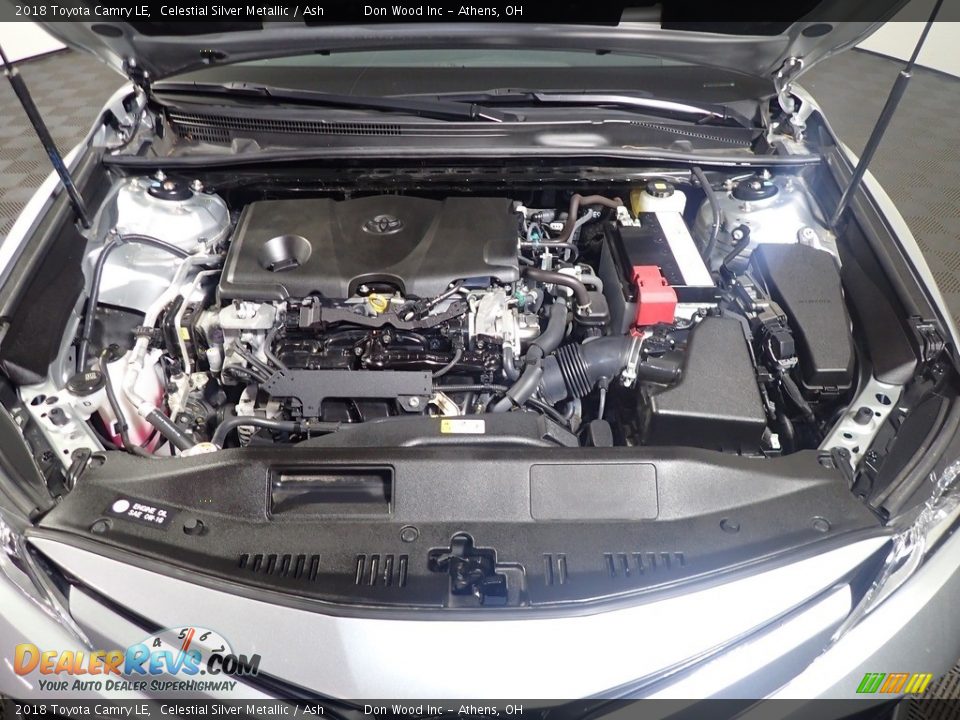 2018 Toyota Camry LE Celestial Silver Metallic / Ash Photo #7