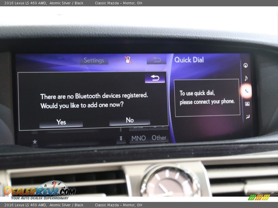 Controls of 2016 Lexus LS 460 AWD Photo #14