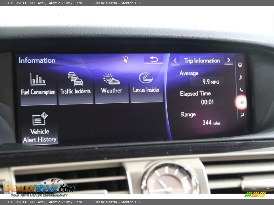 Controls of 2016 Lexus LS 460 AWD Photo #15