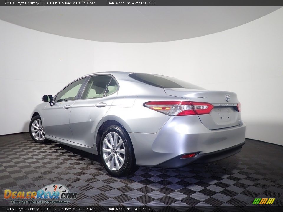 2018 Toyota Camry LE Celestial Silver Metallic / Ash Photo #11