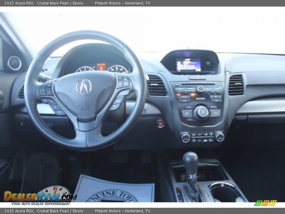2015 Acura RDX Crystal Black Pearl / Ebony Photo #22