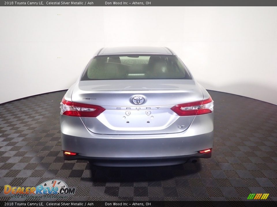 2018 Toyota Camry LE Celestial Silver Metallic / Ash Photo #13