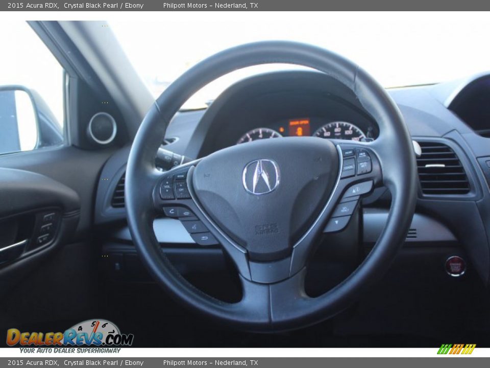 2015 Acura RDX Crystal Black Pearl / Ebony Photo #23