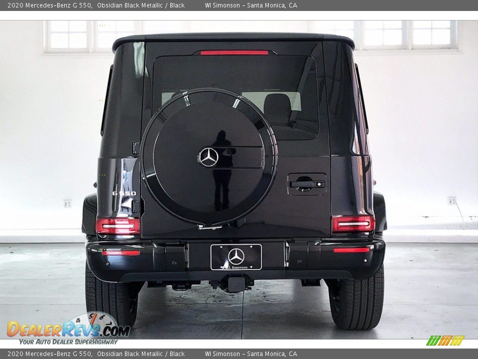 2020 Mercedes-Benz G 550 Obsidian Black Metallic / Black Photo #3