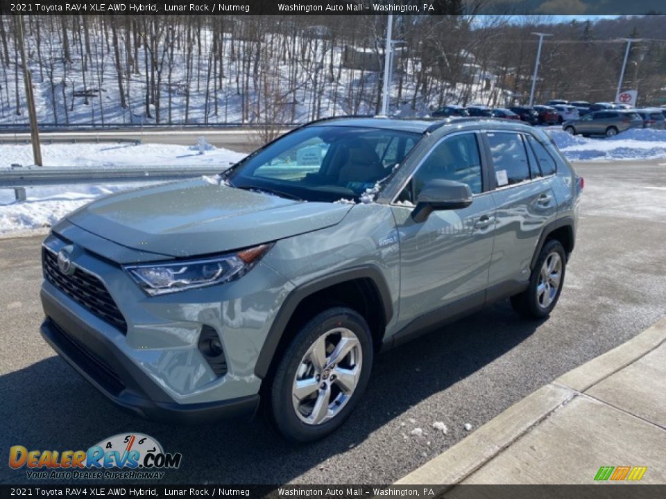 2021 Toyota RAV4 XLE AWD Hybrid Lunar Rock / Nutmeg Photo #13