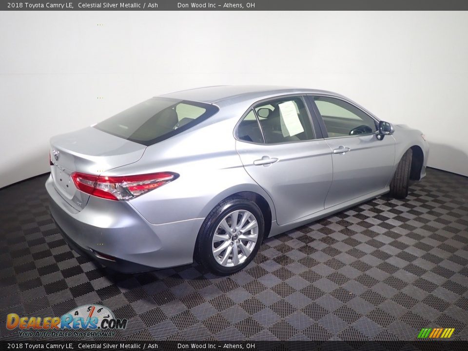 2018 Toyota Camry LE Celestial Silver Metallic / Ash Photo #17