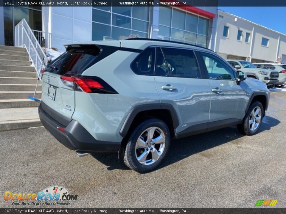 2021 Toyota RAV4 XLE AWD Hybrid Lunar Rock / Nutmeg Photo #14