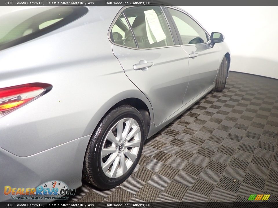 2018 Toyota Camry LE Celestial Silver Metallic / Ash Photo #19
