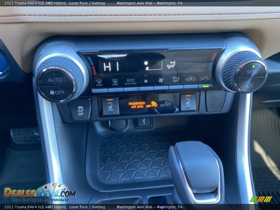 2021 Toyota RAV4 XLE AWD Hybrid Lunar Rock / Nutmeg Photo #17