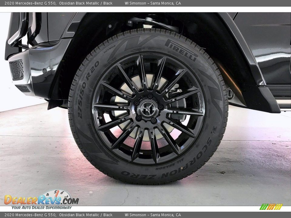2020 Mercedes-Benz G 550 Obsidian Black Metallic / Black Photo #9