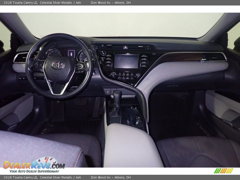2018 Toyota Camry LE Celestial Silver Metallic / Ash Photo #24