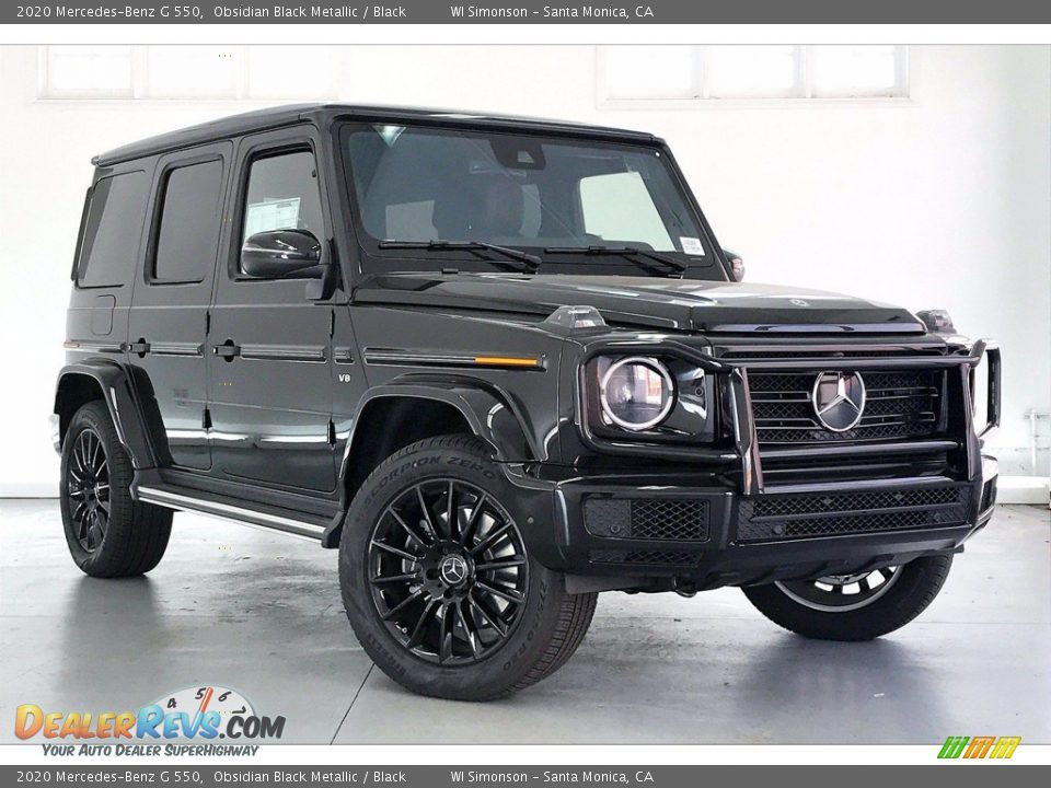 2020 Mercedes-Benz G 550 Obsidian Black Metallic / Black Photo #12