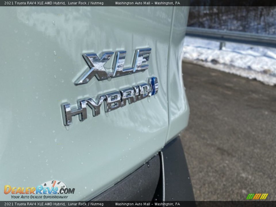 2021 Toyota RAV4 XLE AWD Hybrid Lunar Rock / Nutmeg Photo #23