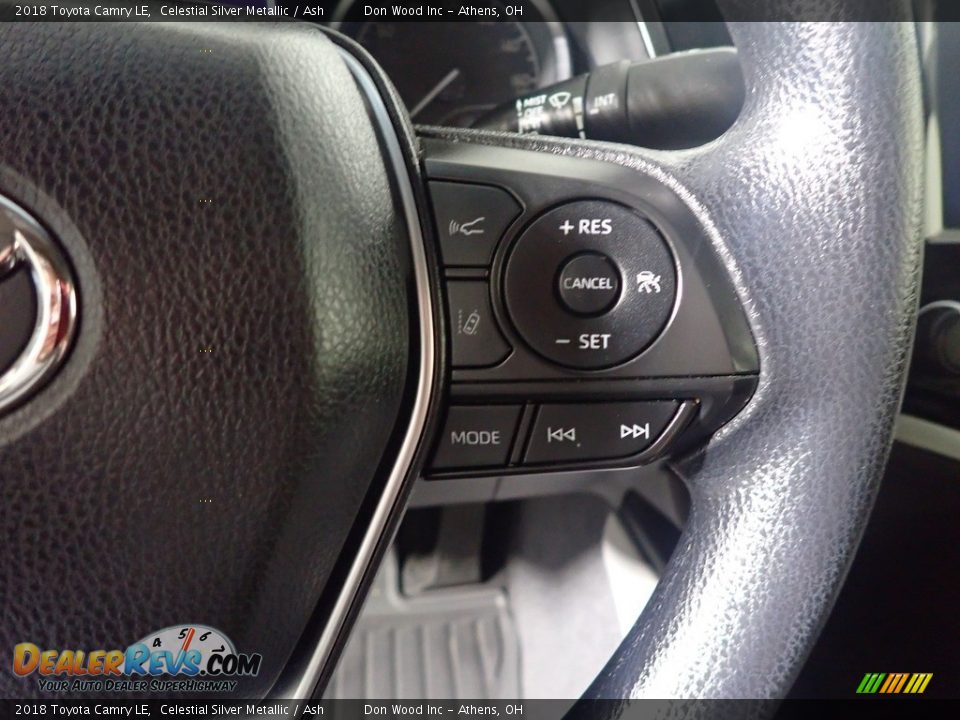 2018 Toyota Camry LE Celestial Silver Metallic / Ash Photo #30