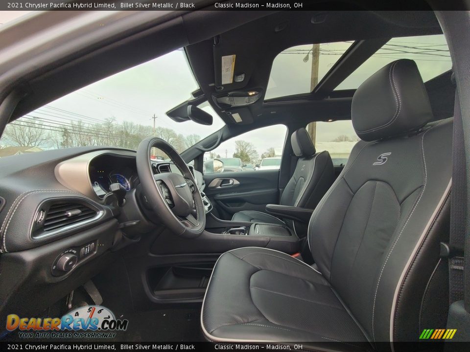 Black Interior - 2021 Chrysler Pacifica Hybrid Limited Photo #2