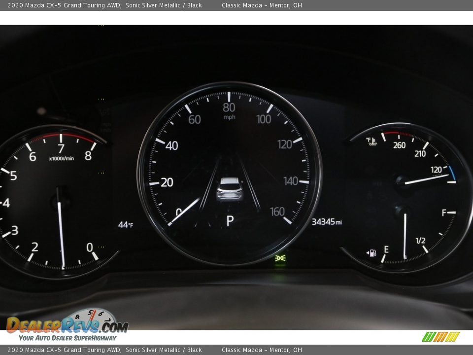 2020 Mazda CX-5 Grand Touring AWD Sonic Silver Metallic / Black Photo #8