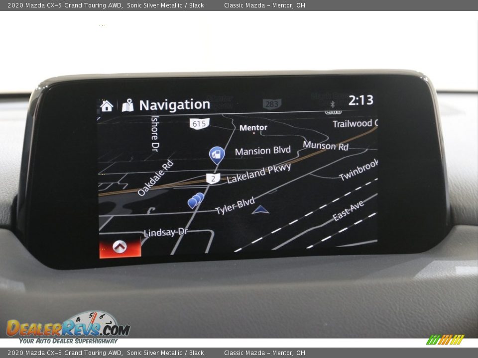 2020 Mazda CX-5 Grand Touring AWD Sonic Silver Metallic / Black Photo #10