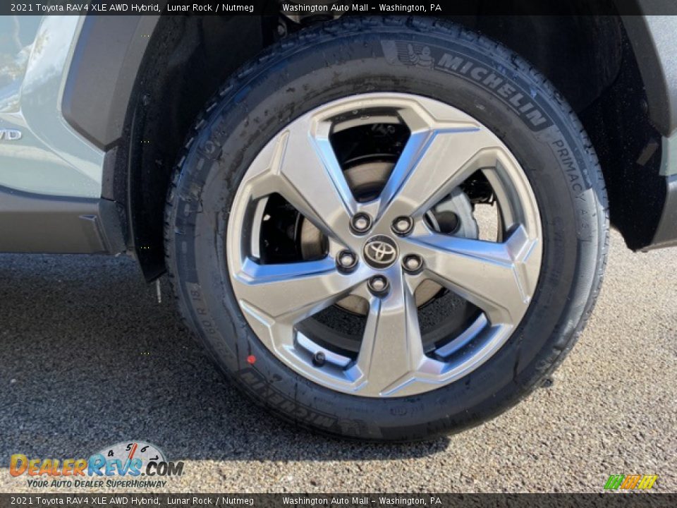 2021 Toyota RAV4 XLE AWD Hybrid Lunar Rock / Nutmeg Photo #33