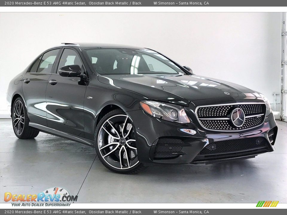 Front 3/4 View of 2020 Mercedes-Benz E 53 AMG 4Matic Sedan Photo #12
