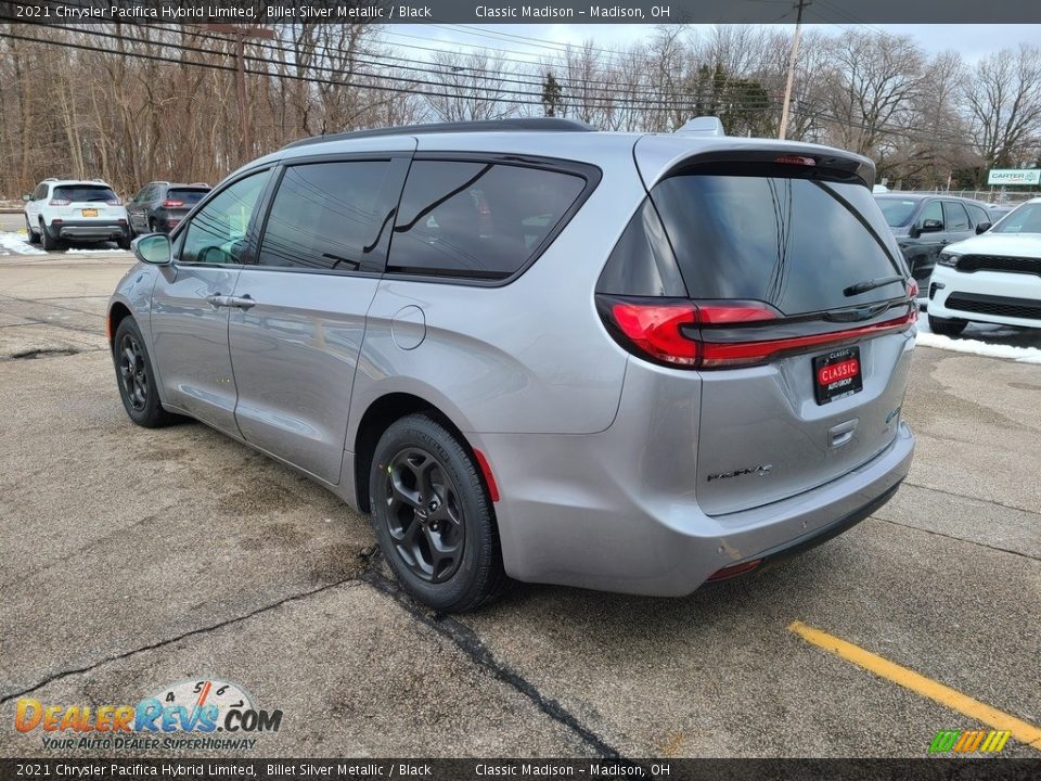 2021 Chrysler Pacifica Hybrid Limited Billet Silver Metallic / Black Photo #11