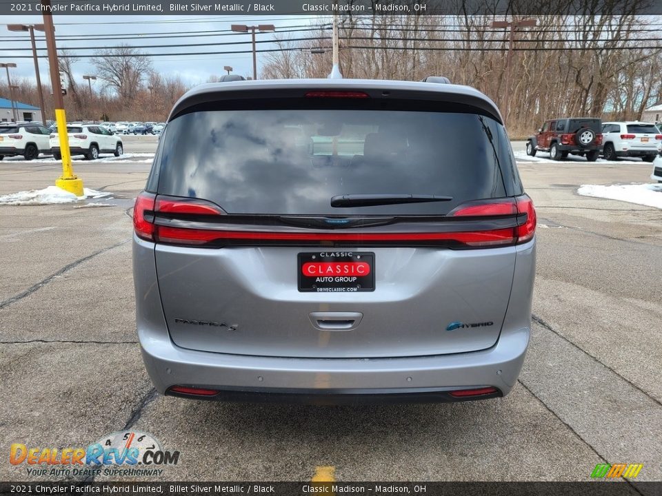 2021 Chrysler Pacifica Hybrid Limited Billet Silver Metallic / Black Photo #12