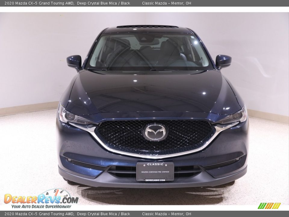 2020 Mazda CX-5 Grand Touring AWD Deep Crystal Blue Mica / Black Photo #2