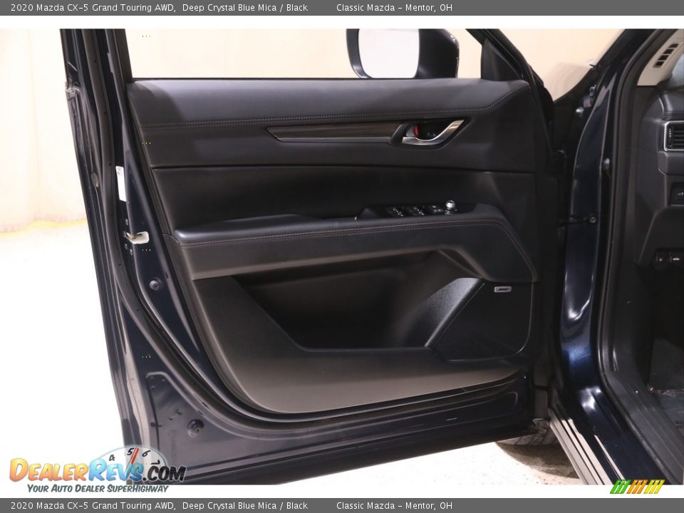 2020 Mazda CX-5 Grand Touring AWD Deep Crystal Blue Mica / Black Photo #4