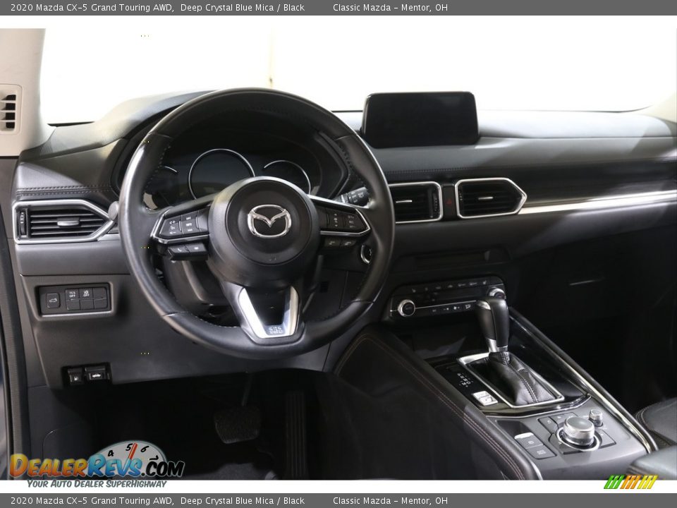 2020 Mazda CX-5 Grand Touring AWD Deep Crystal Blue Mica / Black Photo #6