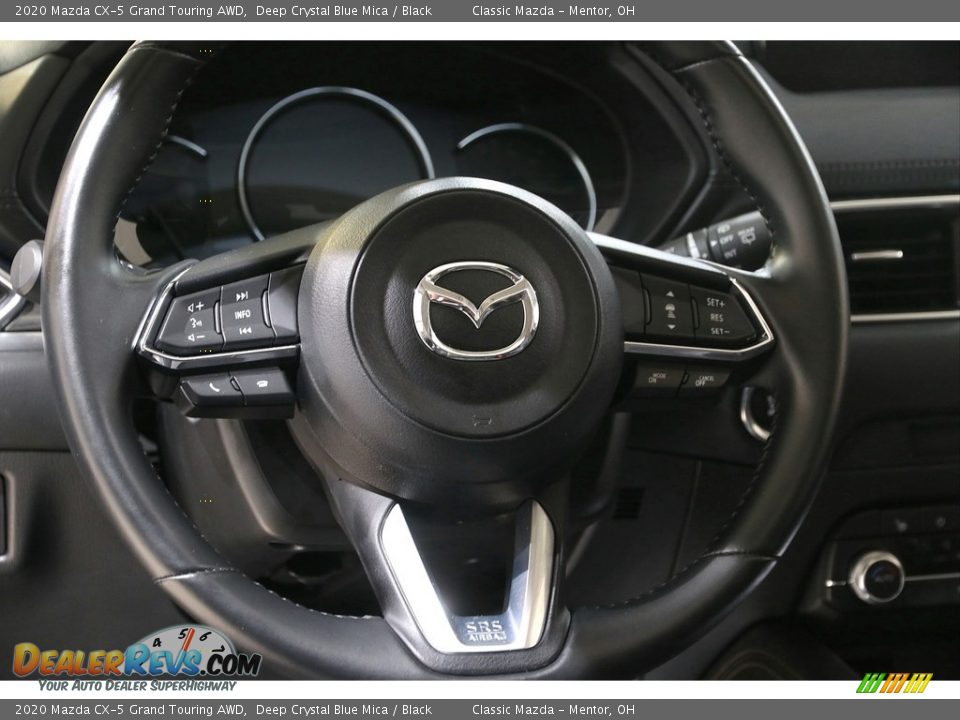 2020 Mazda CX-5 Grand Touring AWD Deep Crystal Blue Mica / Black Photo #7