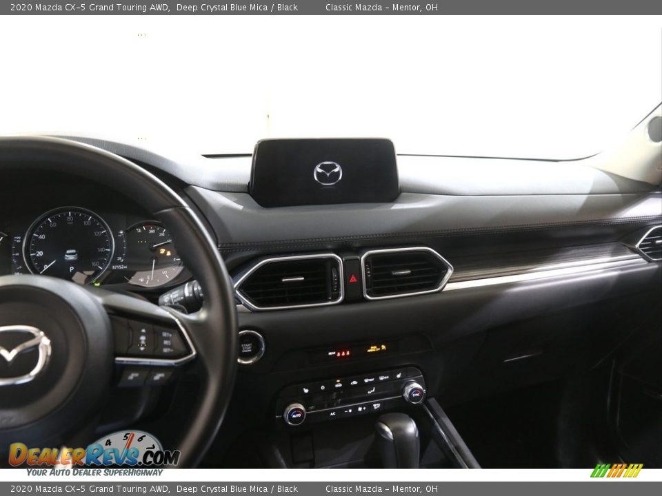 2020 Mazda CX-5 Grand Touring AWD Deep Crystal Blue Mica / Black Photo #9
