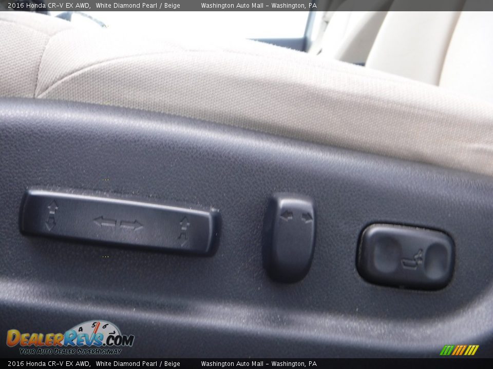 2016 Honda CR-V EX AWD White Diamond Pearl / Beige Photo #15