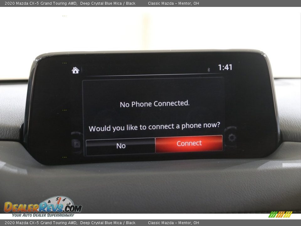 2020 Mazda CX-5 Grand Touring AWD Deep Crystal Blue Mica / Black Photo #11