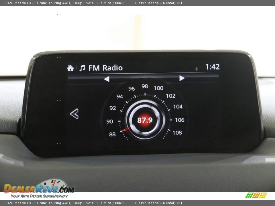 2020 Mazda CX-5 Grand Touring AWD Deep Crystal Blue Mica / Black Photo #12