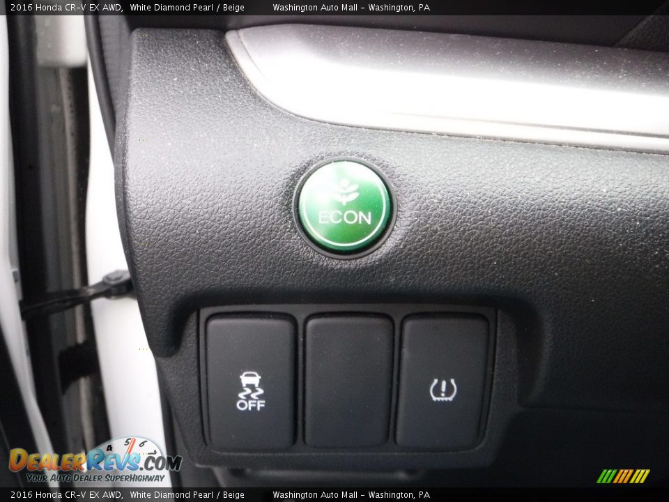 2016 Honda CR-V EX AWD White Diamond Pearl / Beige Photo #17