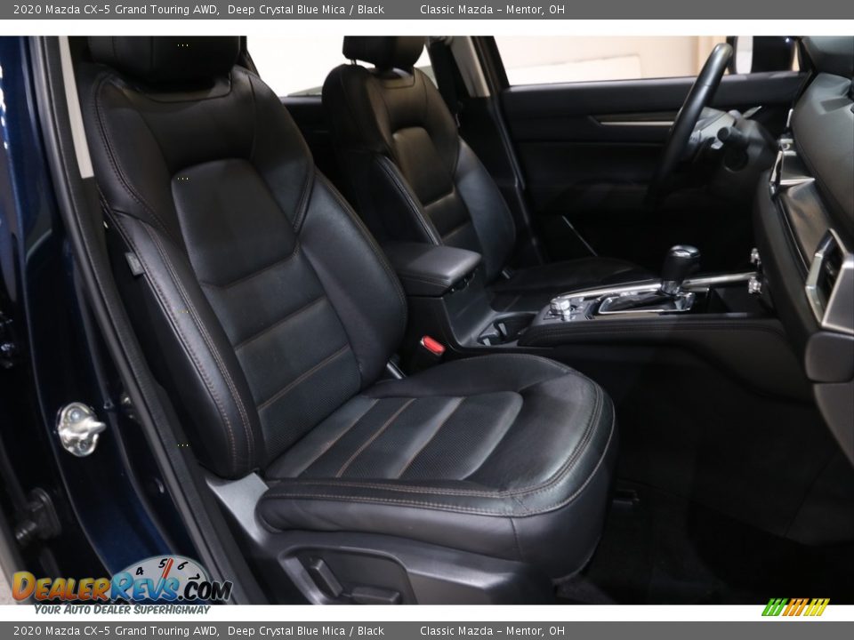 2020 Mazda CX-5 Grand Touring AWD Deep Crystal Blue Mica / Black Photo #15