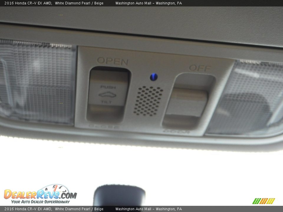 2016 Honda CR-V EX AWD White Diamond Pearl / Beige Photo #23