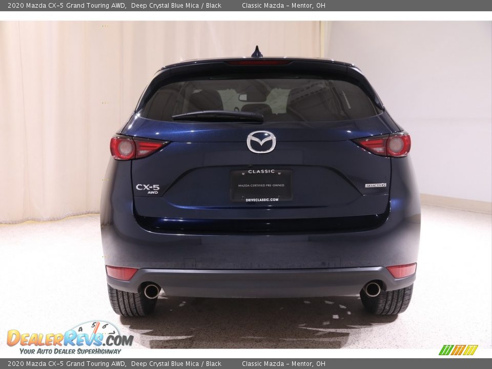 2020 Mazda CX-5 Grand Touring AWD Deep Crystal Blue Mica / Black Photo #19