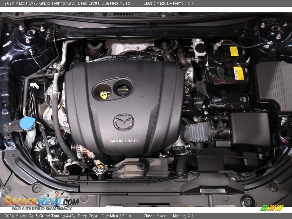 2020 Mazda CX-5 Grand Touring AWD Deep Crystal Blue Mica / Black Photo #20