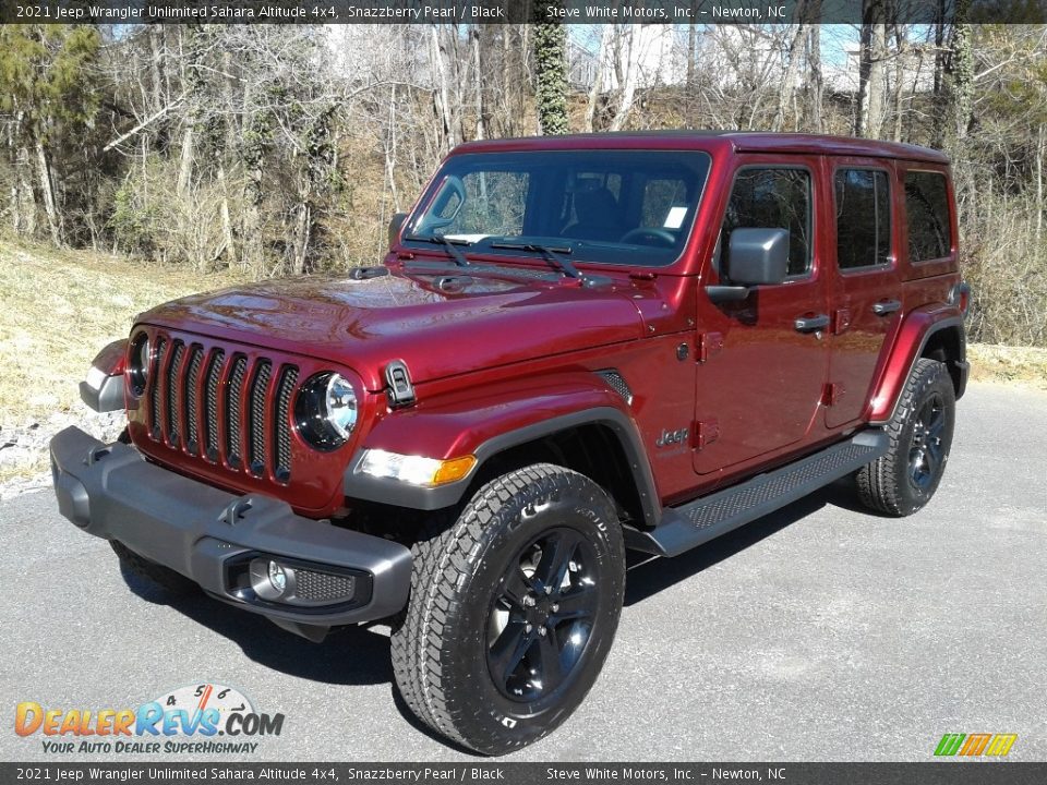 2021 Jeep Wrangler Unlimited Sahara Altitude 4x4 Snazzberry Pearl / Black Photo #2