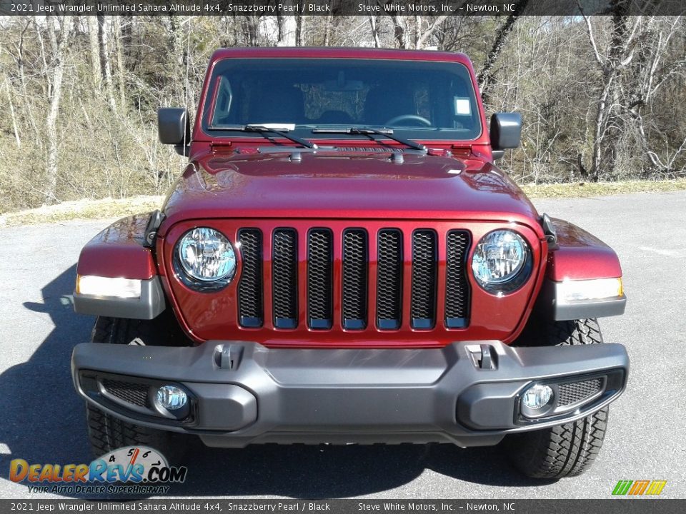 2021 Jeep Wrangler Unlimited Sahara Altitude 4x4 Snazzberry Pearl / Black Photo #3