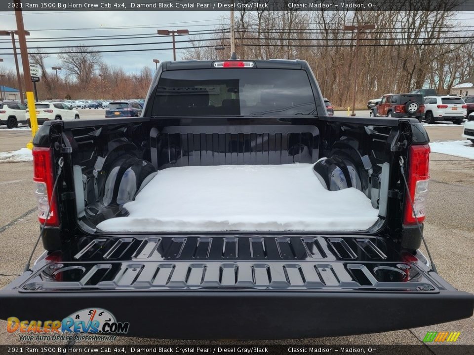 2021 Ram 1500 Big Horn Crew Cab 4x4 Diamond Black Crystal Pearl / Diesel Gray/Black Photo #11