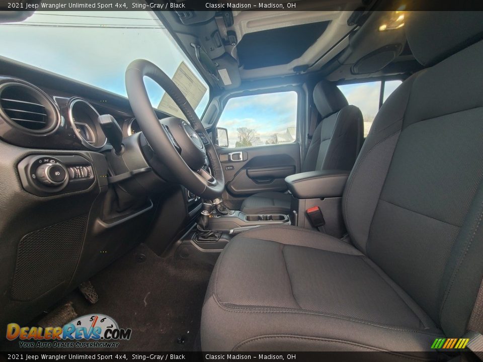 2021 Jeep Wrangler Unlimited Sport 4x4 Sting-Gray / Black Photo #2