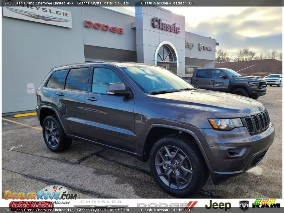 2021 Jeep Grand Cherokee Limited 4x4 Granite Crystal Metallic / Black Photo #1