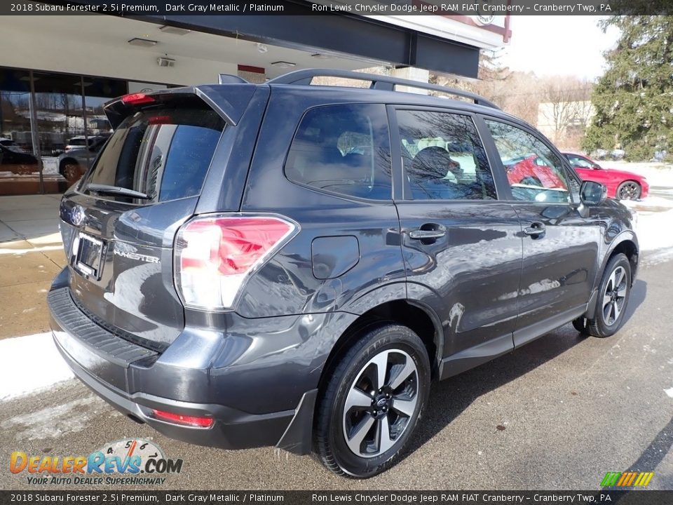 2018 Subaru Forester 2.5i Premium Dark Gray Metallic / Platinum Photo #2