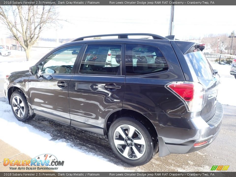 2018 Subaru Forester 2.5i Premium Dark Gray Metallic / Platinum Photo #5