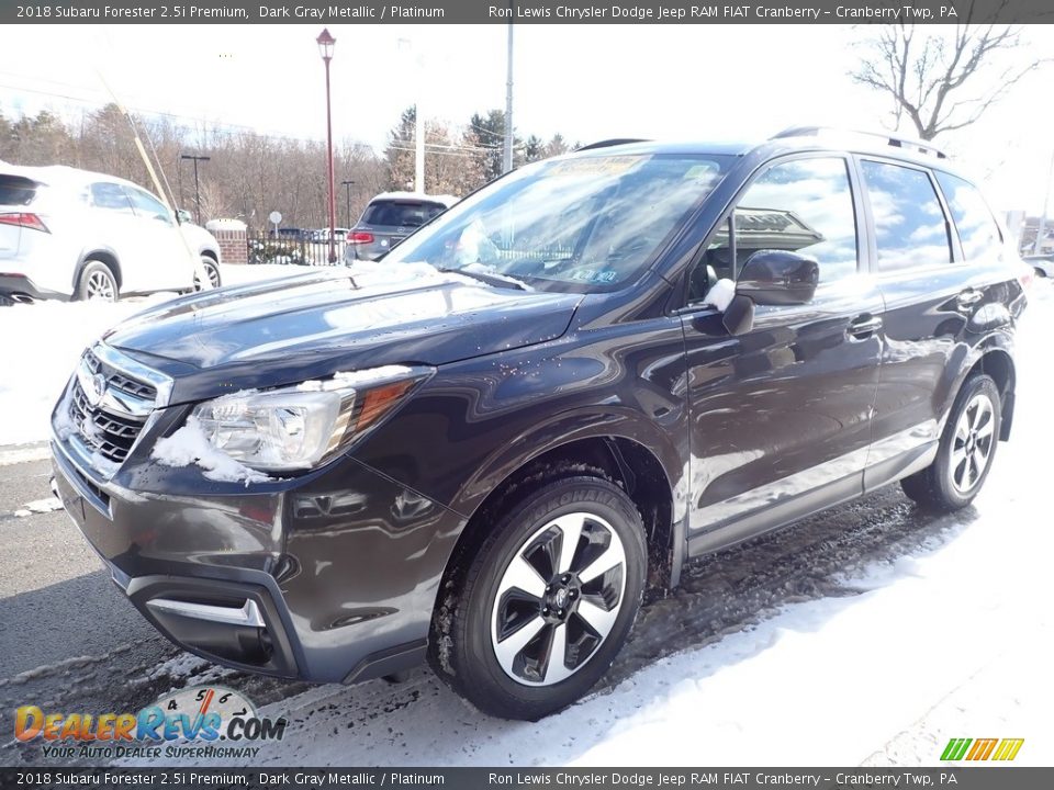 2018 Subaru Forester 2.5i Premium Dark Gray Metallic / Platinum Photo #7