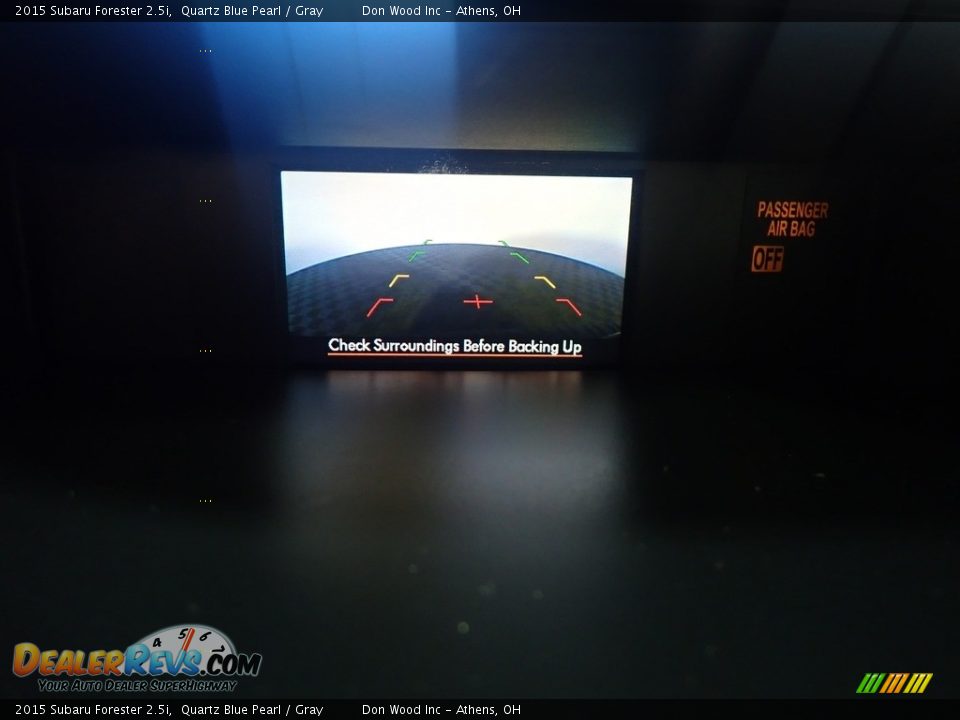 2015 Subaru Forester 2.5i Quartz Blue Pearl / Gray Photo #2