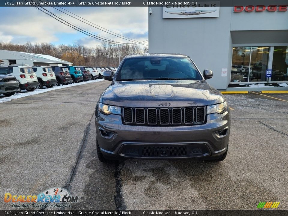 2021 Jeep Grand Cherokee Limited 4x4 Granite Crystal Metallic / Black Photo #8