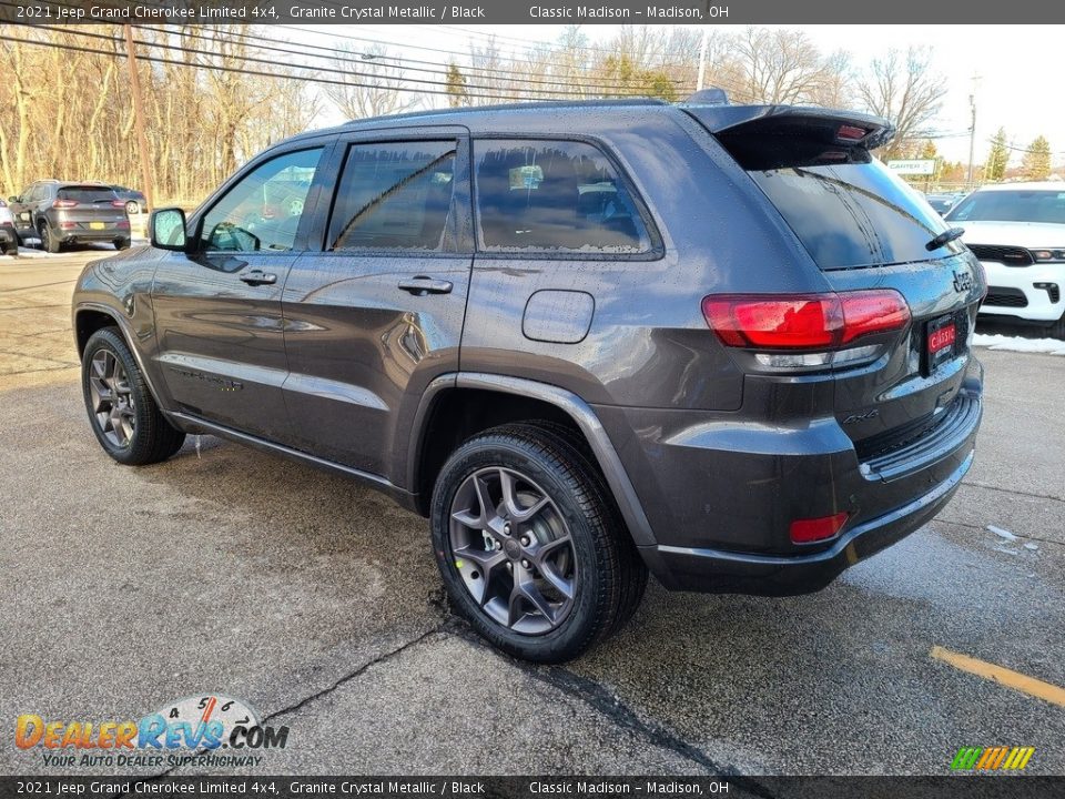2021 Jeep Grand Cherokee Limited 4x4 Granite Crystal Metallic / Black Photo #9