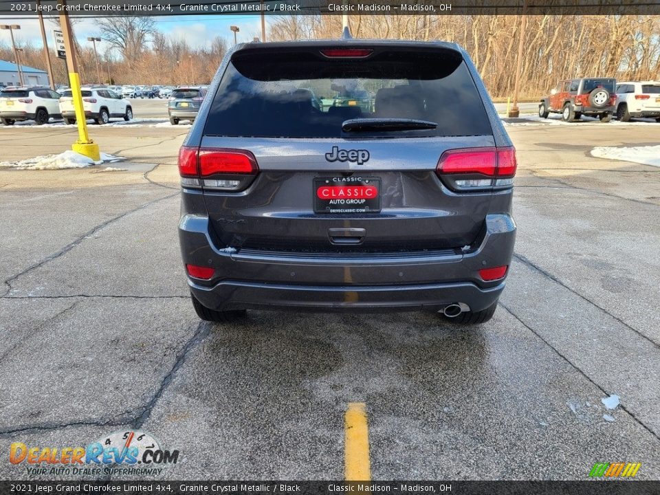 2021 Jeep Grand Cherokee Limited 4x4 Granite Crystal Metallic / Black Photo #10